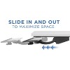 Mount-It! Sit Stand Keyboard Tray, Height Adjustable Under Desk Keyboard and Mouse Drawer With Ergonomic Wrist Rest Pad - 3 of 4