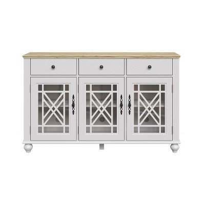 Festivo Vintage Style Storage Accent Buffet Sideboard Cabinet with Drawers