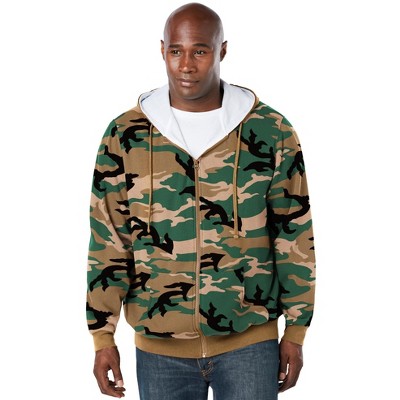 Boulder Creek by KingSize Full-Zip Thermal Hoodie
