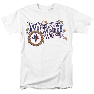 Harry Potter Weasleys Shop Adult T-Shirt White