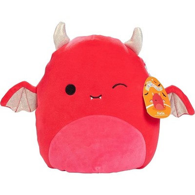 Squishmallows 10-Inch Karlie The Red Dare Devil - Official Jazwares Halloween Plush - Collectible Soft Stuffed Animal Toy- Gift for Kids, Girls & Boys
