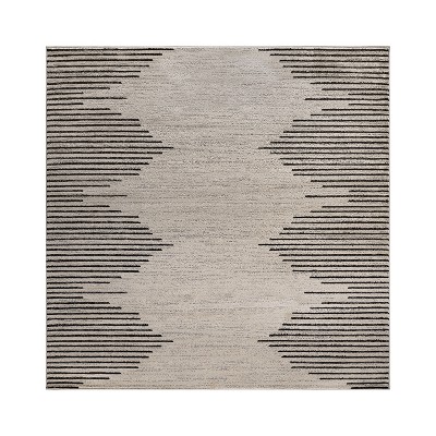 World Rug Gallery Bohemian Stripe Area Rug:  Stain-Resistant,  Low Pile,  Indoor,  Machine Made,  Runner