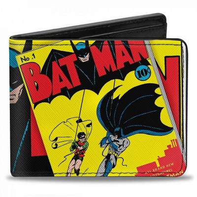 Adult Batman 1st Edition Comic Bi-Fold Wallet