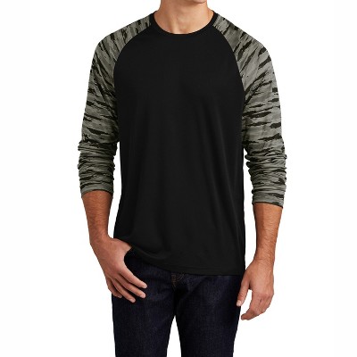 Mafoose Men's Drift Camo Colorblock Long Sleeve Tee - Stylish and Comfortable