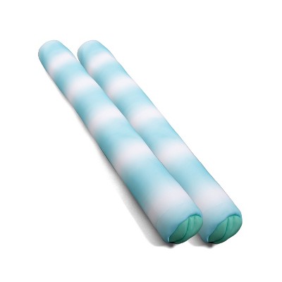 Big Joe Noodle Two Pack, No Inflation Needed Pool Floats, Quick Draining Fabric