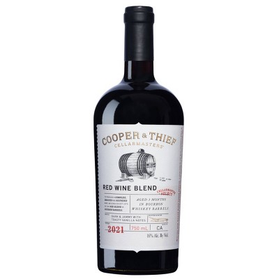 Cooper & Thief Bourbon Barrel-Aged Red Blend Wine - 750ml Bottle
