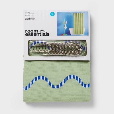 13pc Fabric Shower Curtain Set - Room Essentials™