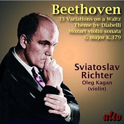 Beethoven & Richter & Kagan - BEETHOVEN: Diabelli Variations Op. 120, MOZART: Violin Sonata in G K.379, Oleg Kagan, violin (CD)