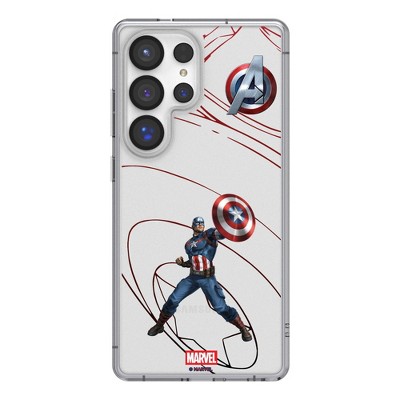 Keyscaper Marvel Avengers MechLine Clear Cell Phone Case for Samsung Galaxy