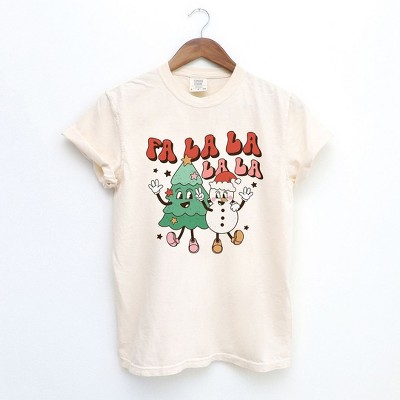 Simply Sage Market Women's Fa La La Friends Short Sleeve Garment Dyed Tee