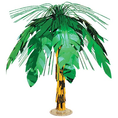 Beistle Palm Tree Cascade Centerpiece, 18", (2/Pkg) Multicolored