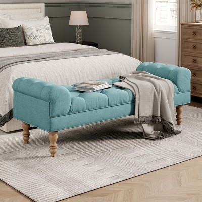 Christopher Knight Home Kate Modern Upholstered Button Tufted Bench