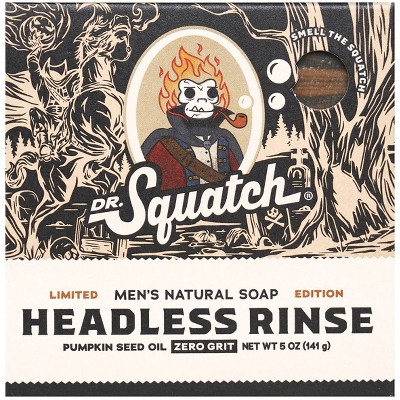 DR. SQUATCH Men's All Natural Bar Soap - Headless Rinse - 5oz