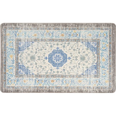 World Rug Gallery Traditional Anti Fatigue Kitchen, Laundry Room, Comfort Indoor Mat, Door Mat