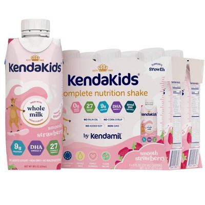 Kendakids Complete Nutrition Shake - Smooth Strawberry - 6pk/48oz