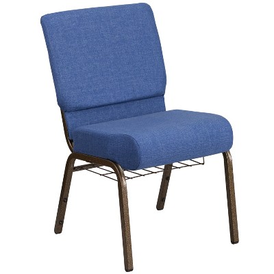 Flash Furniture HERCULES Series 21''W Church Chair with Book Rack