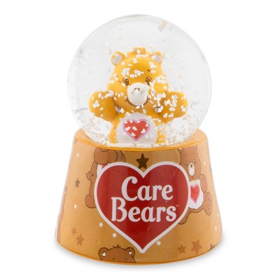 Silver Buffalo Care Bears Tenderheart Bear Mini Light-Up Snow Globe | 2.5 Inches Tall