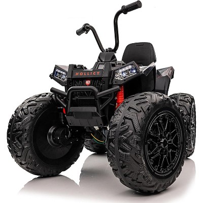 24V Kids ATV With 2 Seater, 4x200W Powerful Engine, Dual 7AH Batteries, Accelerator Handle, EVA Tires,  LED Lights & Music