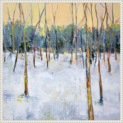 Amanti Art Forest by Sally Hootnick Canvas Wall Art Print Framed 22 x 22-in.