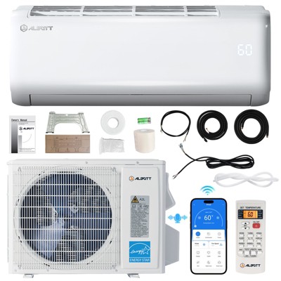 AMERLIFE Mini Split Air Conditioner Heat Pump, Energy Star Inverter AC with Wi-Fi Smart Control