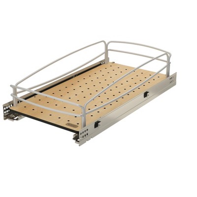 Rev-A-Shelf Solid Bottom Pull Out Base Soft Close Cabinet Organizer