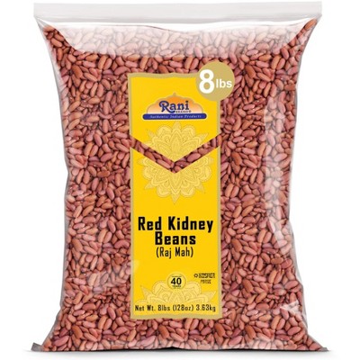 Red Kidney Beans (Rajmah Beans) Light - 128oz (8lbs) 3.63kg - Rani Brand Authentic Indian Products