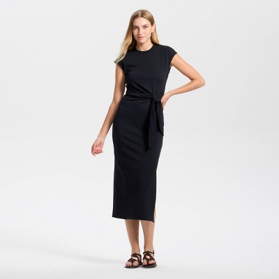 Women's Short Sleeve Side Knot Maxi Bodycon Dress - Universal Thread™
