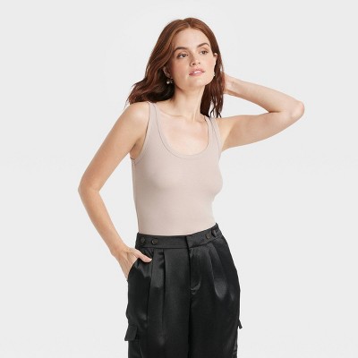 Women's Double-Scoop Bodysuit - A New Day™