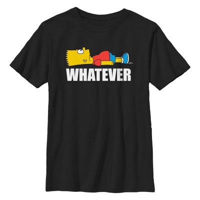 Boy's The Simpsons Bart Whatever T-Shirt