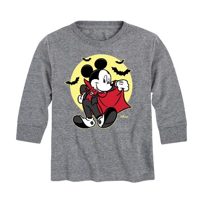 Boys' - Disney - Mickey Vampire Long Sleeve Graphic T-Shirt