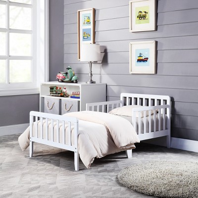 Dronkon Wood Toddler Bed White