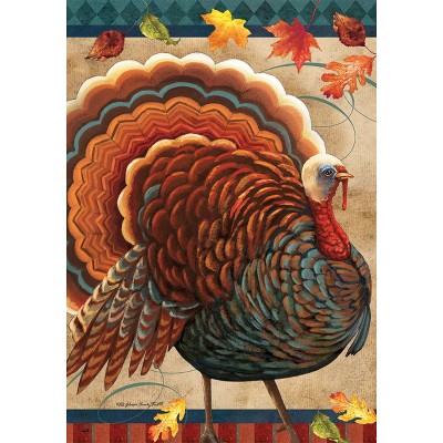 Briarwood Lane Fall Thanksgiving Garden Flag 12x18 For Outdoor Fall Turkey For Thanksgiving Garden Flag Flags For Outside