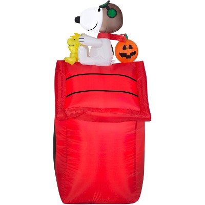 Airblown-Snoopy as Flying Ace on Dog House-SM-Peanuts