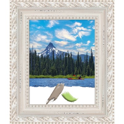 11"x14" Opening Size Opera Wood Picture Frame Art Off-White - Amanti Art: Modern Wall-Mounted Photo Display