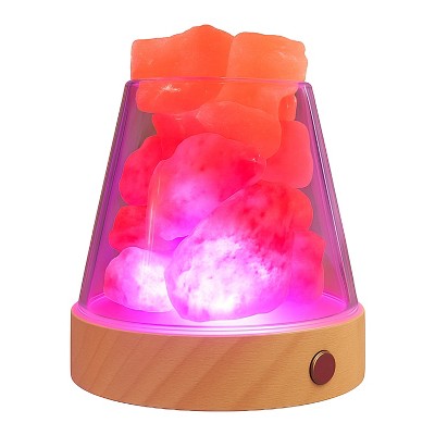 Di'Aroma Himalayan Salt Lamp Essential Oil Diffuser, Cool Mist Humidifier with Remote Control & Auto Shut Off for Home or Office