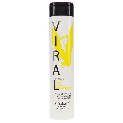 Celeb Luxury Viral Extreme Yellow Colorwash Shampoo 8.25 oz