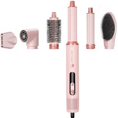 Dryhsip 6-in-1 High-Speed Hot Air Hair Styler with Digital Temperature Display,Ionic Technology,3 Heat/Cool Settings,Fast Drying Lightweight