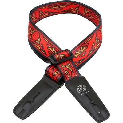 Lock-It Straps Bob Masse Rock Art Leather End Guitar Strap