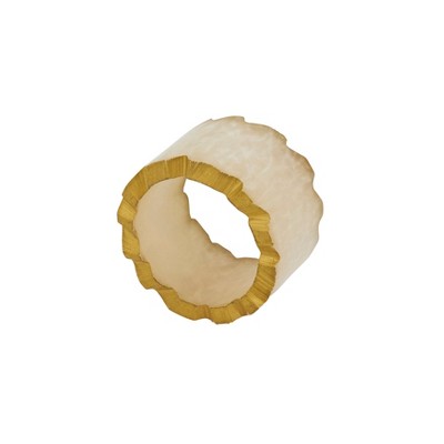 Saro Lifestyle Resin Artistry Napkin Ring (Set of 4)