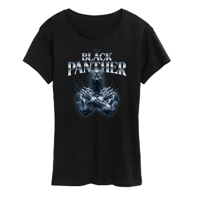 Women's - Marvel - Black Panther Wakanda Forever Pose Short Sleeve Graphic T-Shirt