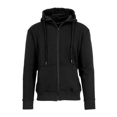 Blue Ice Apparel Men's Fleece-Lined Full-Zip Hoodie