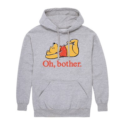 Men's - Winnie the Pooh - Oh Bother Sketch Graphic Fleece Pullover Hoodie