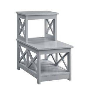 Oxford 2 Step Chairside End Table - Breighton Home