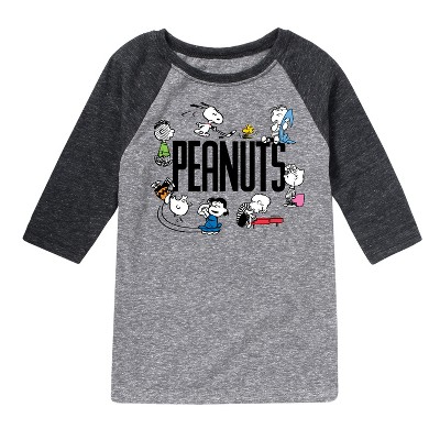 Boys' - Peanuts - Group Raglan Graphic T-Shirt