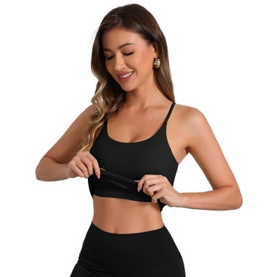 INSPIRE CHIC Women's Built-in Bra Padded Workout Basic Invisible Camisoles
