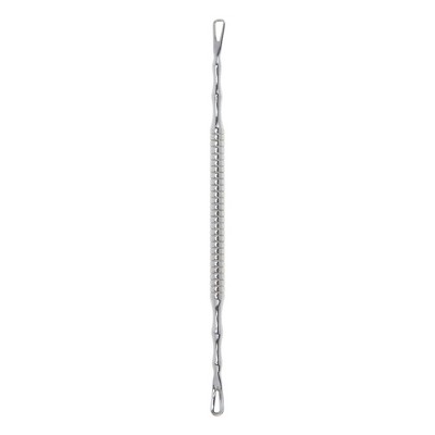 Unique Bargains Durable Squeeze Pimple Extractor Silver Tone 1 Pc