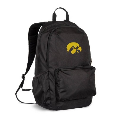 NCAA Iowa Hawkeyes Rookie 20" Backpack: Canvas Sports Team Logo