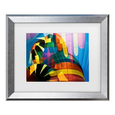 Trademark Fine Art - Jerry Berry Hot Air Balloons Color Matted Framed Art