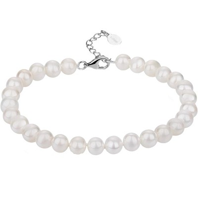 Donatello Gian Shell Pearl Adjustable Bracelet