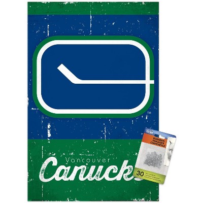 Trends International NHL Vancouver Canucks - Retro Logo 13 Unframed Wall Poster Prints